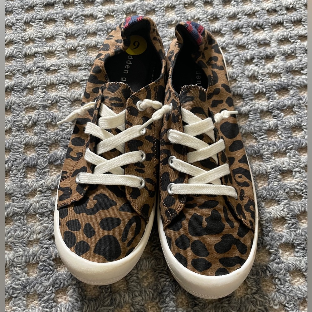 Madden Girl leopard print sneakers